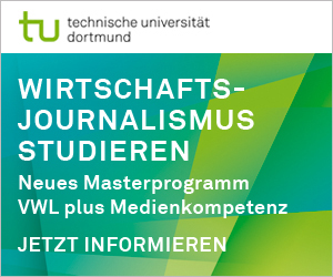 Studiere Wirtschaftsjournalismus an der TU Dortmund